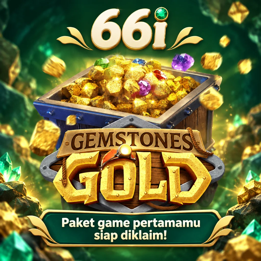 66i · Gemstones Gold · Tampilan permainan